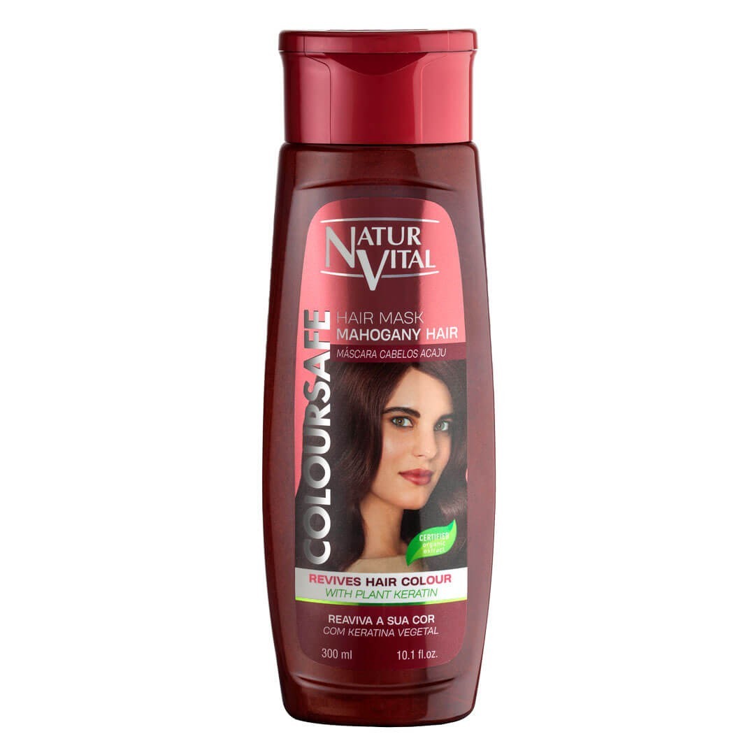 Mahogany Hair Dye Set with Shampoo & Mask - Ammonia-Free Gray Coverage