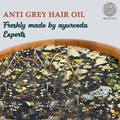 Natural Hair Oil for Grey Hair & Hair Fall - 150ml Ayurvedic Treatment