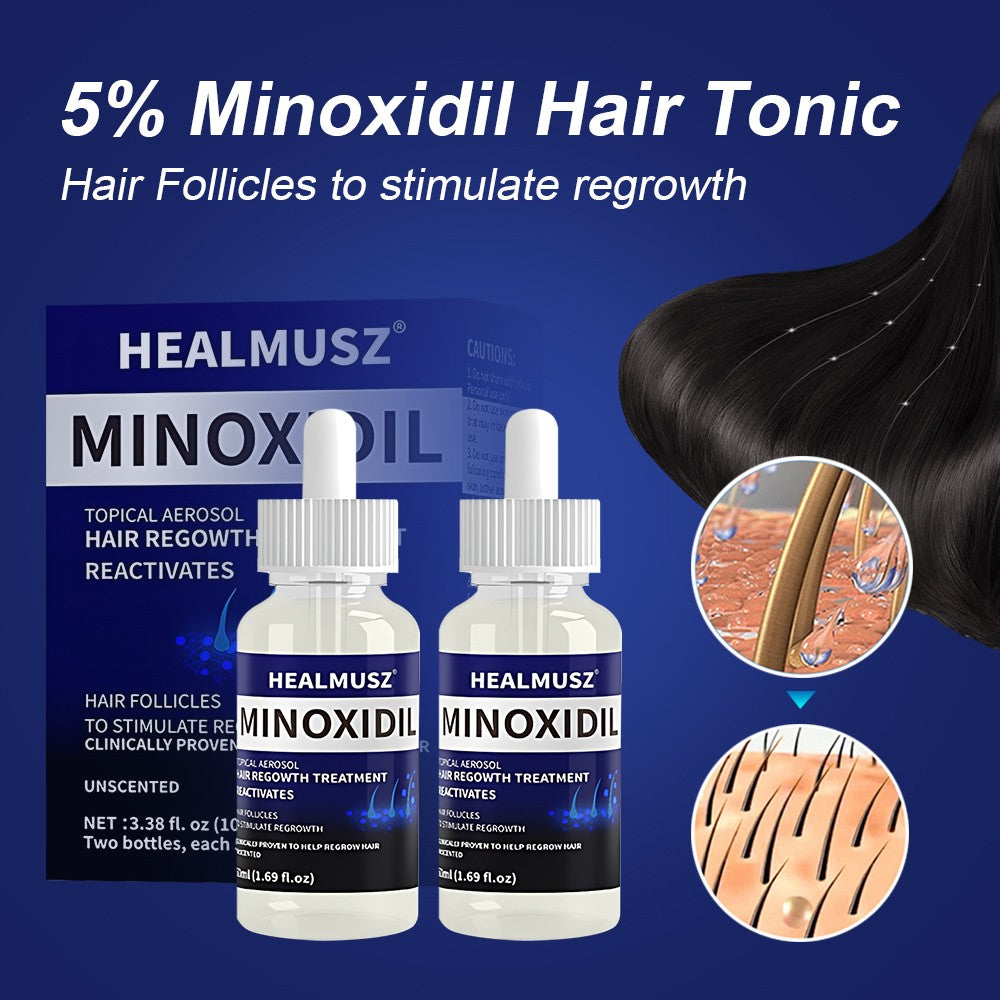 Minoxidil 5% Hair Regrowth Spray for Men - 60ml & Multiple Size Options