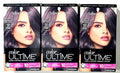 Schwarzkopf Color Ultime Hair Dye 5.53 Violet Ash Long-Lasting Vibrant Color - Pack of 3