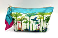 Estée Lauder Palm Tree Printed Makeup Bag with Zipper - Travel Organizer