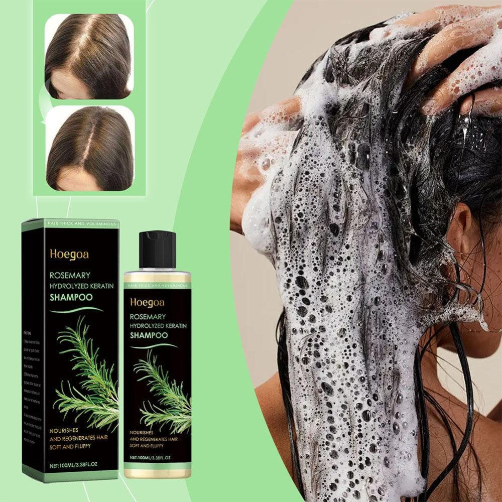 Organic Rosemary Hair Growth Shampoo for Thickening & Strengthening - 100ML