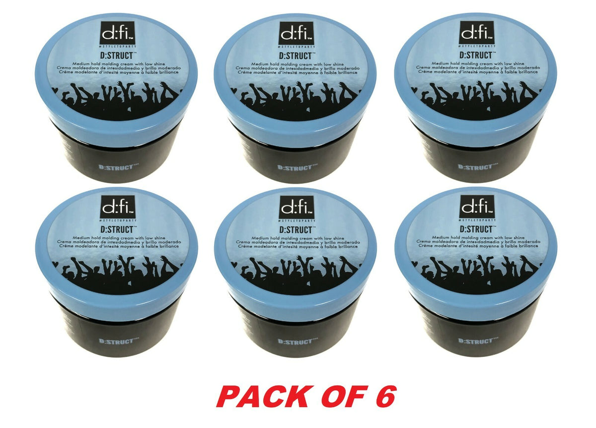 Hair Molding Cream - High Hold Matte Finish, 5.3 oz, Pack of 6