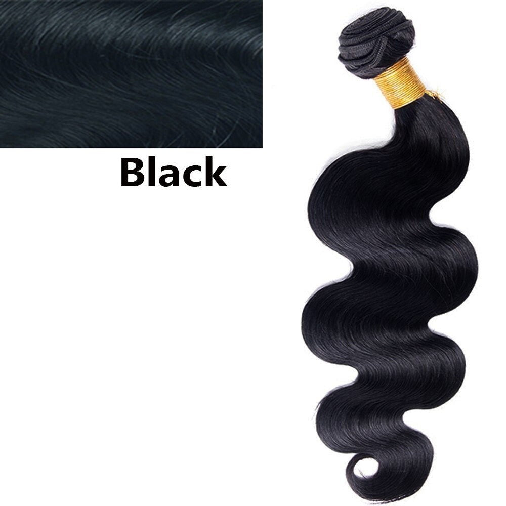 Brazilian & Indian Human Hair Weave Virgin Remy Body Wave - Multiple Lengths & Colors