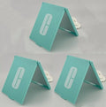Set of 3 Blue Compact Travel Mirrors - Clinique Cosmetic Accessories