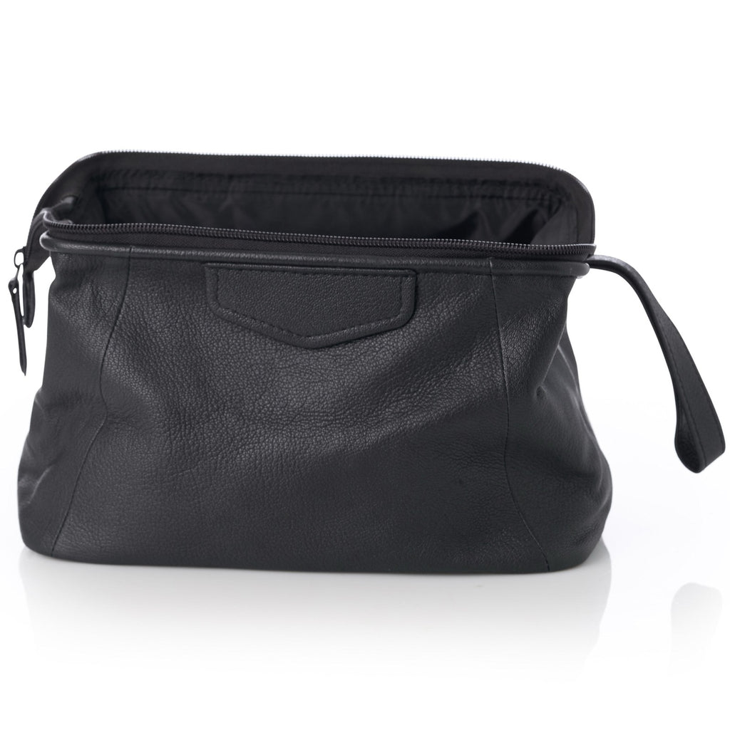 Lauter Genuine Leather Toiletry Bag & Shaving Kit - Alpine Swiss Dopp Kit Travel Case