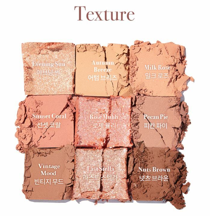 Eyeshadow Palette with Matte, Shimmer & Glitter Textures - Multiple Color Options