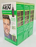 3-Pack Dark Brown Hair Shampoo for Gray Coverage - No Mix Formula