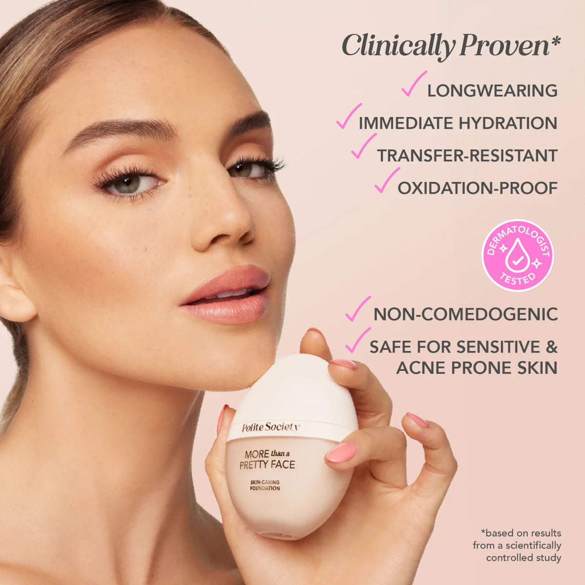 More Than a Pretty Face Foundation - Skin Caring, Choose Shade