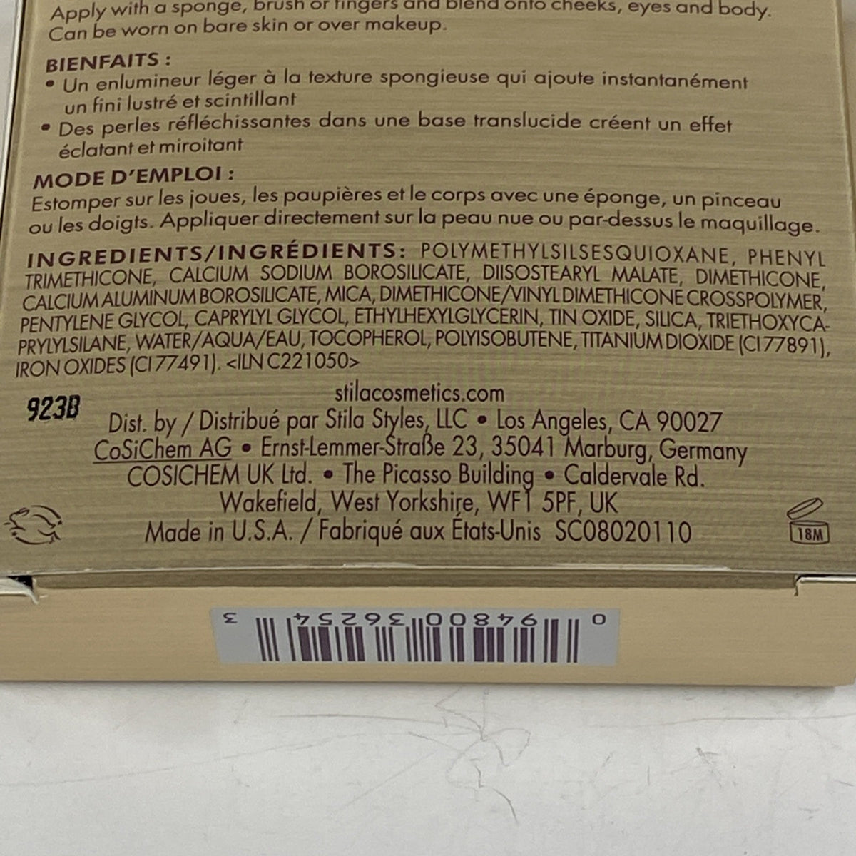 Stila Heaven’s Dew All Over Glimmer 0.14 oz - Lake Havasu Lightweight Liquid Highlighter x2