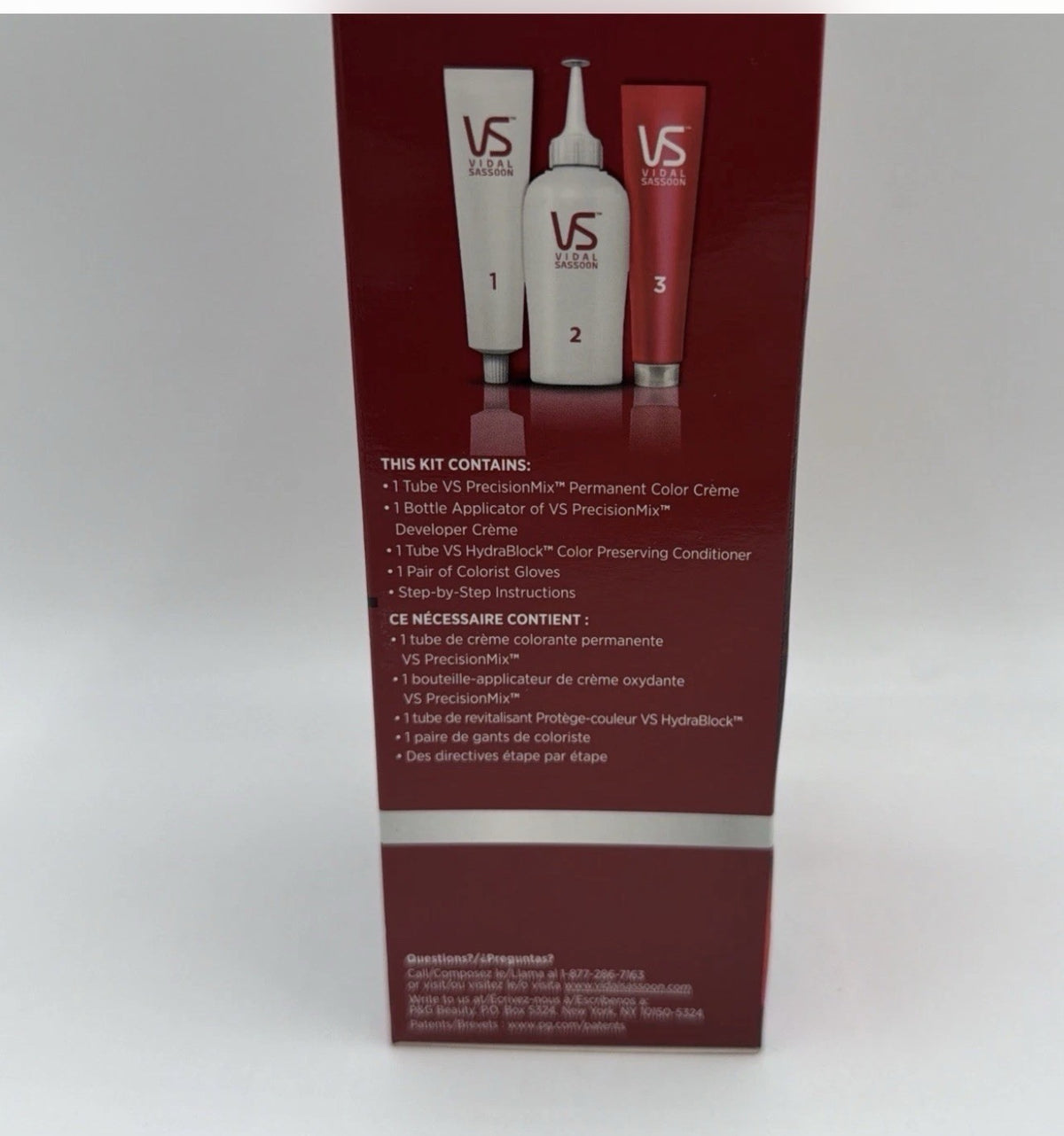 Vidal Sassoon Pro Series 6RC Bold Copper Citrine Hair Dye Set - 3 Pack