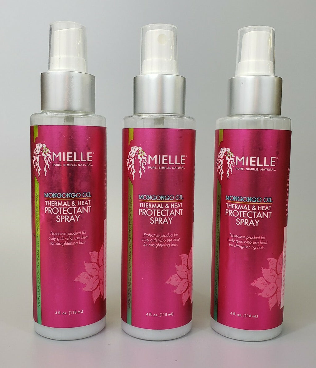 Mielle Mongongo Oil Heat Protectant Spray - Thermal & Heat Shield 4oz