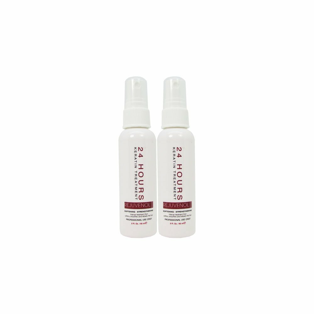 Keratin Hair Treatment with Collagen - 24 Hour Smoothing & Softening Serum, 2oz Pack of 2