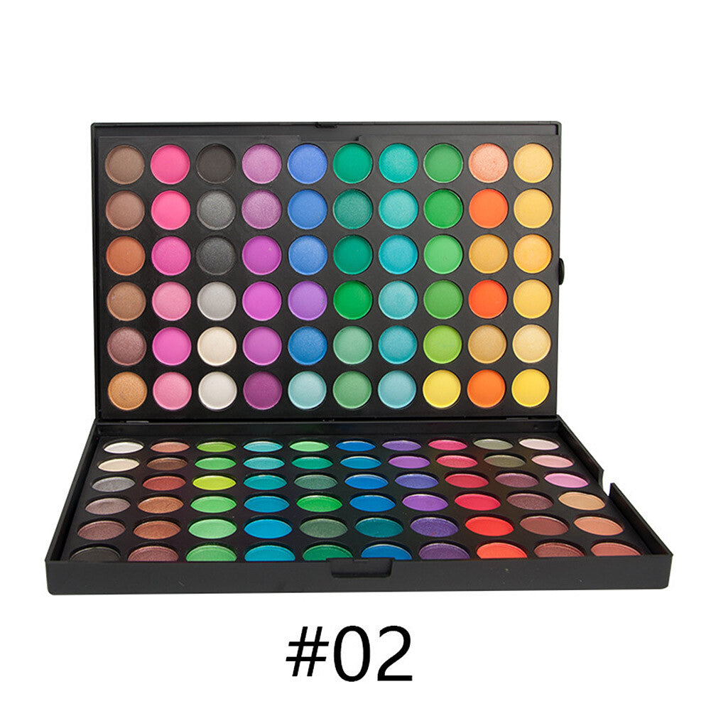 120-Color Eyeshadow Palette with Matte & Shimmer Shades for Professional & Casual Makeup