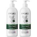 Tea Tree Anti-Dandruff Shampoo for Dry Itchy Scalp - 16 oz, 2 Pack