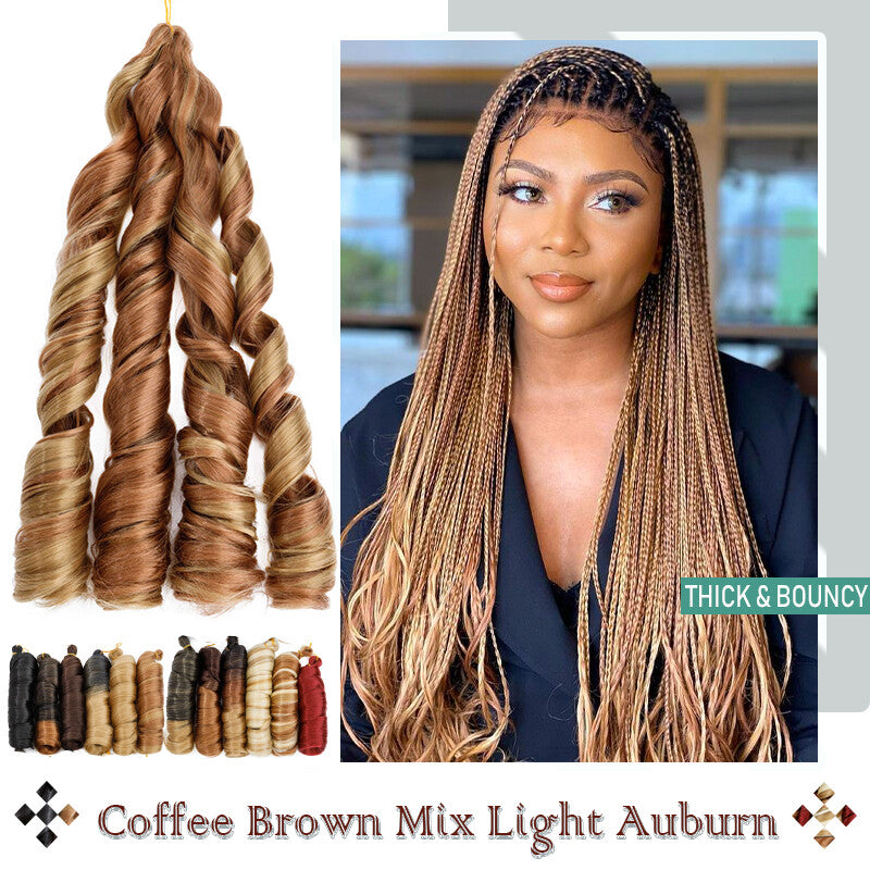 Loose Wave Braiding Hair Extensions Afro French Curls for Crochet & DIY Styles