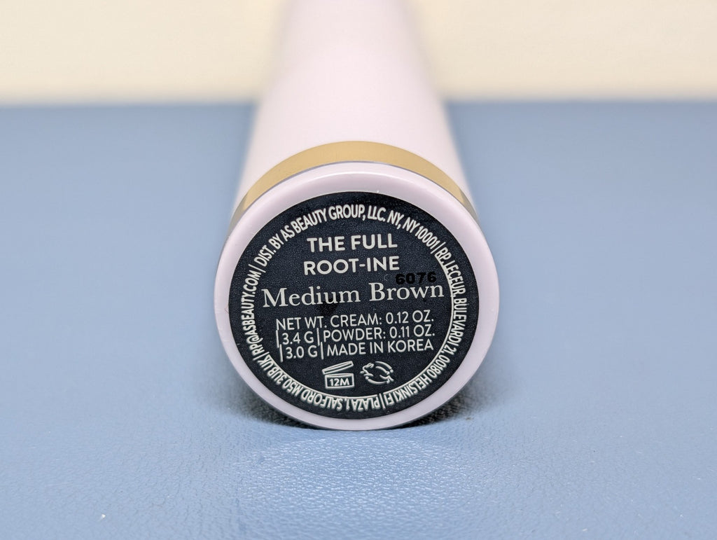 Hair Root Concealer Cream & Powder for Gray & Sparse Areas - Medium Brown