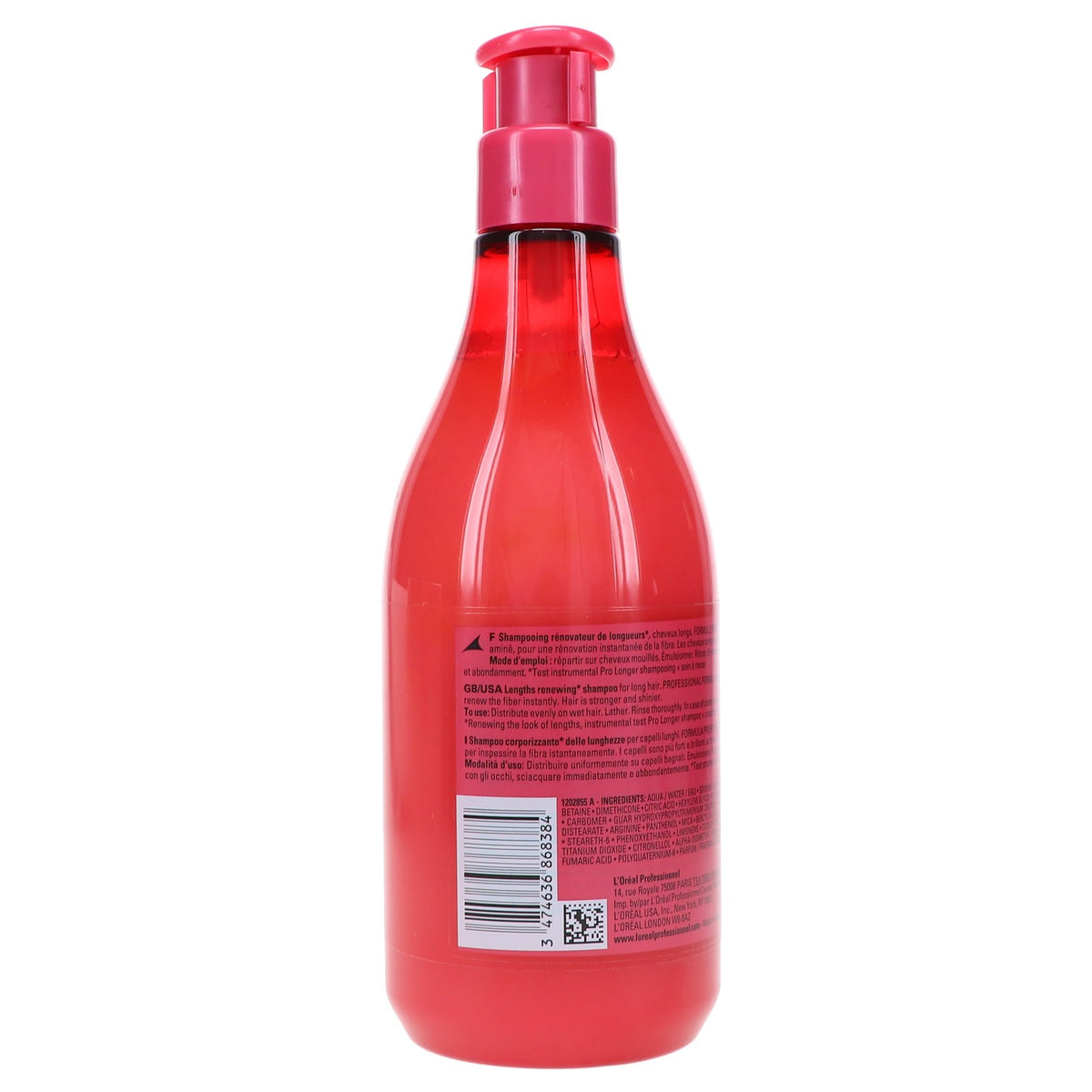 Pro Longer Hair Growth Shampoo for Longer, Healthier Hair - 16.9 oz