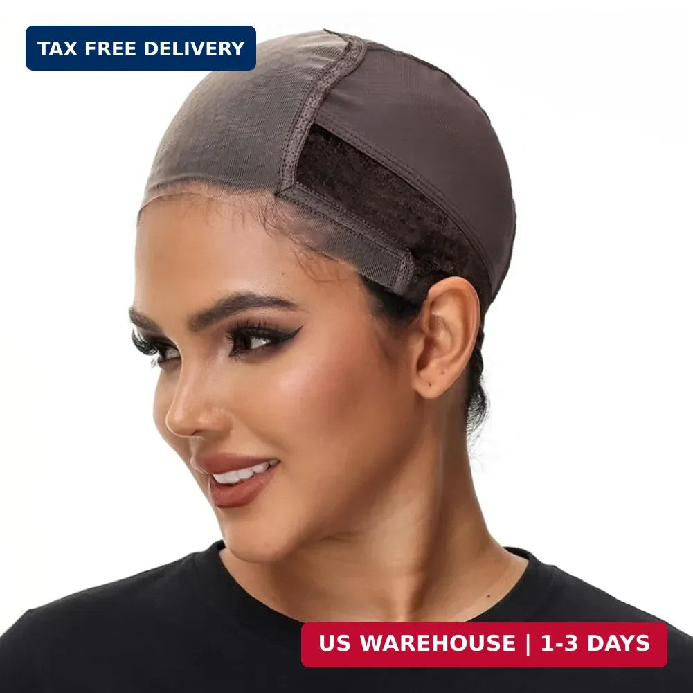 Wig Cap with Grip Band for Secure Fit and Full Coverage - Breathable & Discreet