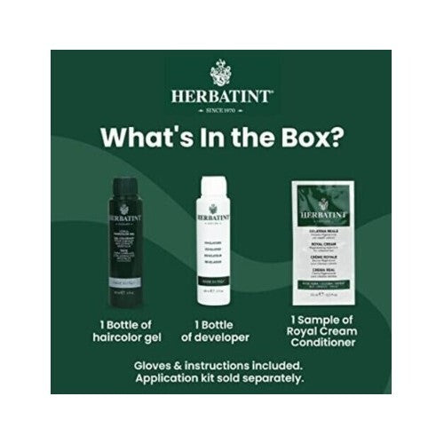 Herbatint Permanent Hair Color Gel 7C Ash Blonde 2 Pack - Natural Herbal Dye