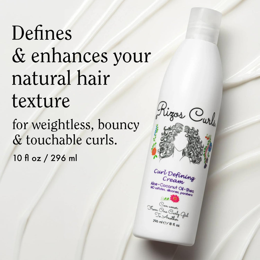 Curl Defining Cream for Wavy Curly Coily Hair Frizz Control & Softening