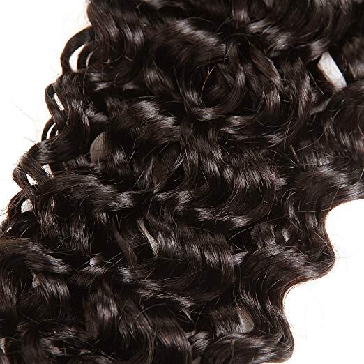 Dark Brown Sew-In Hair Extensions Bundle - Jerry Curl Human Hair 12-18 Inch