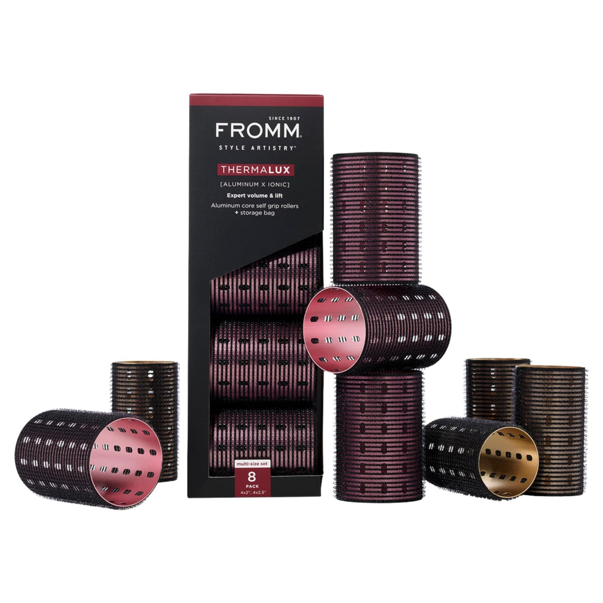 Professional Aluminum Hair Rollers Set for Volume & Waves - Ionic Technology