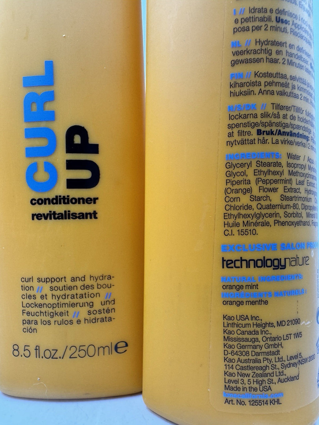 KMS California Curl Up Shampoo & Conditioner Set - 10.1 & 8.5 Fl Oz