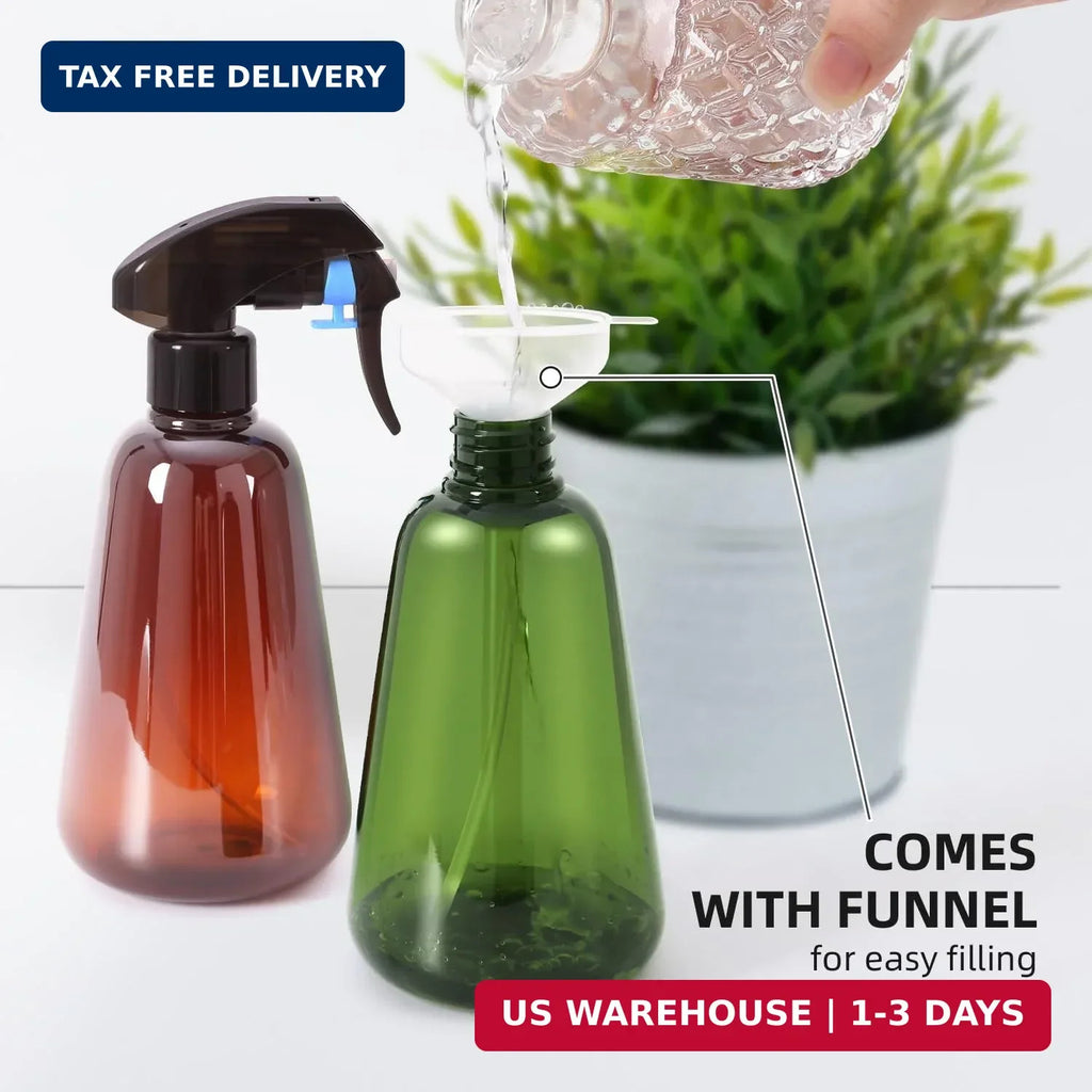 16oz Plant Spray Bottle with Fine Mist for Indoor Gardening and Care