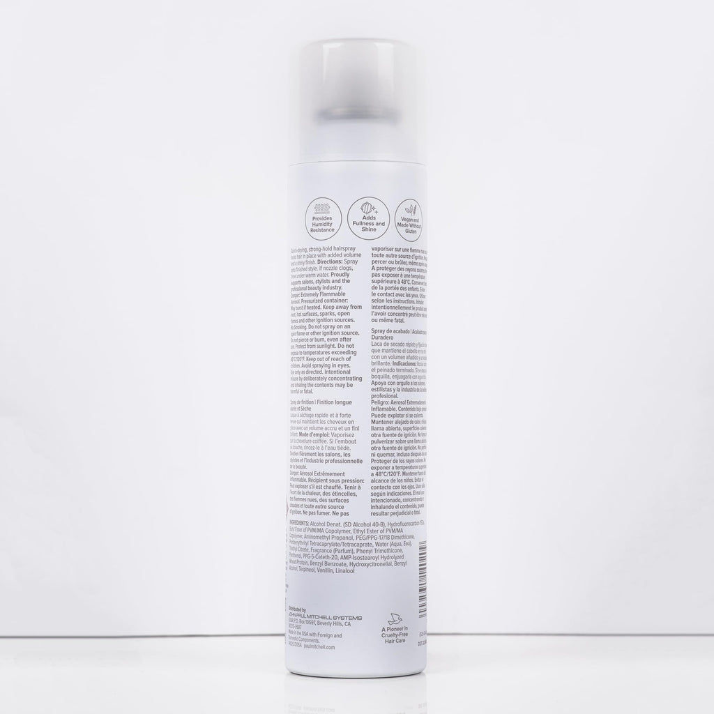 Strong Hold Hairspray with Quick-Dry Finish - Long-Lasting, Humidity Resistant
