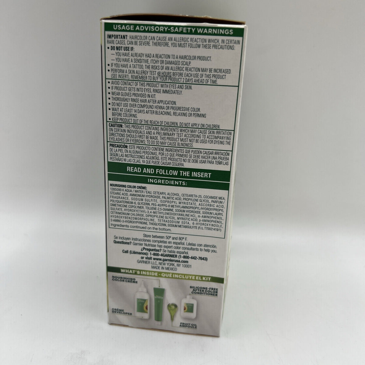 Garnier Nutrisse Ultra Creme Nourishing Hair Color 413 Bronze Brown 3 Pack