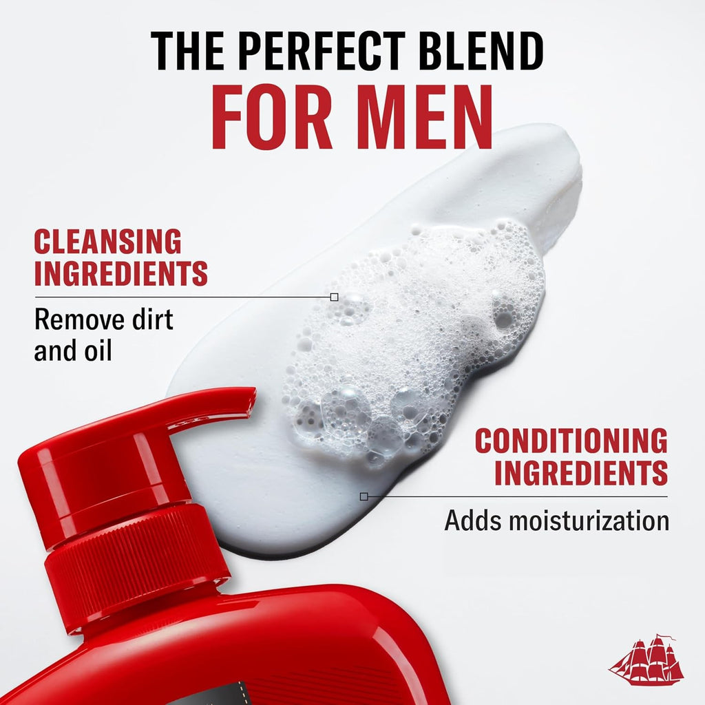 Men's 2-in-1 Shampoo and Conditioner Set with Cedarwood Lime Scent – All Hair Types