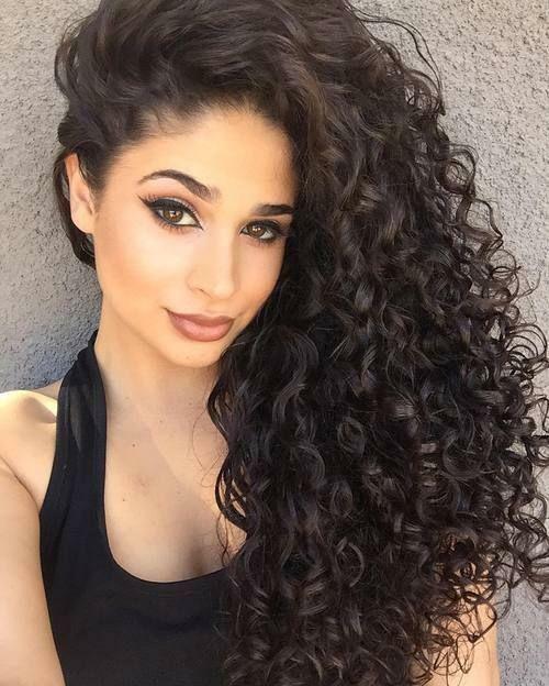 Dark Brown Sew-In Hair Extensions Bundle - Jerry Curl Human Hair 12-18 Inch