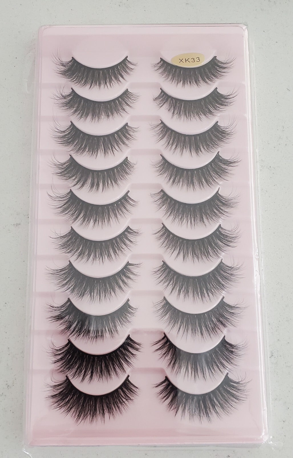 10 Pairs 3D Mink False Eyelashes Wispy Cross Fluffy Natural Extension Lashes