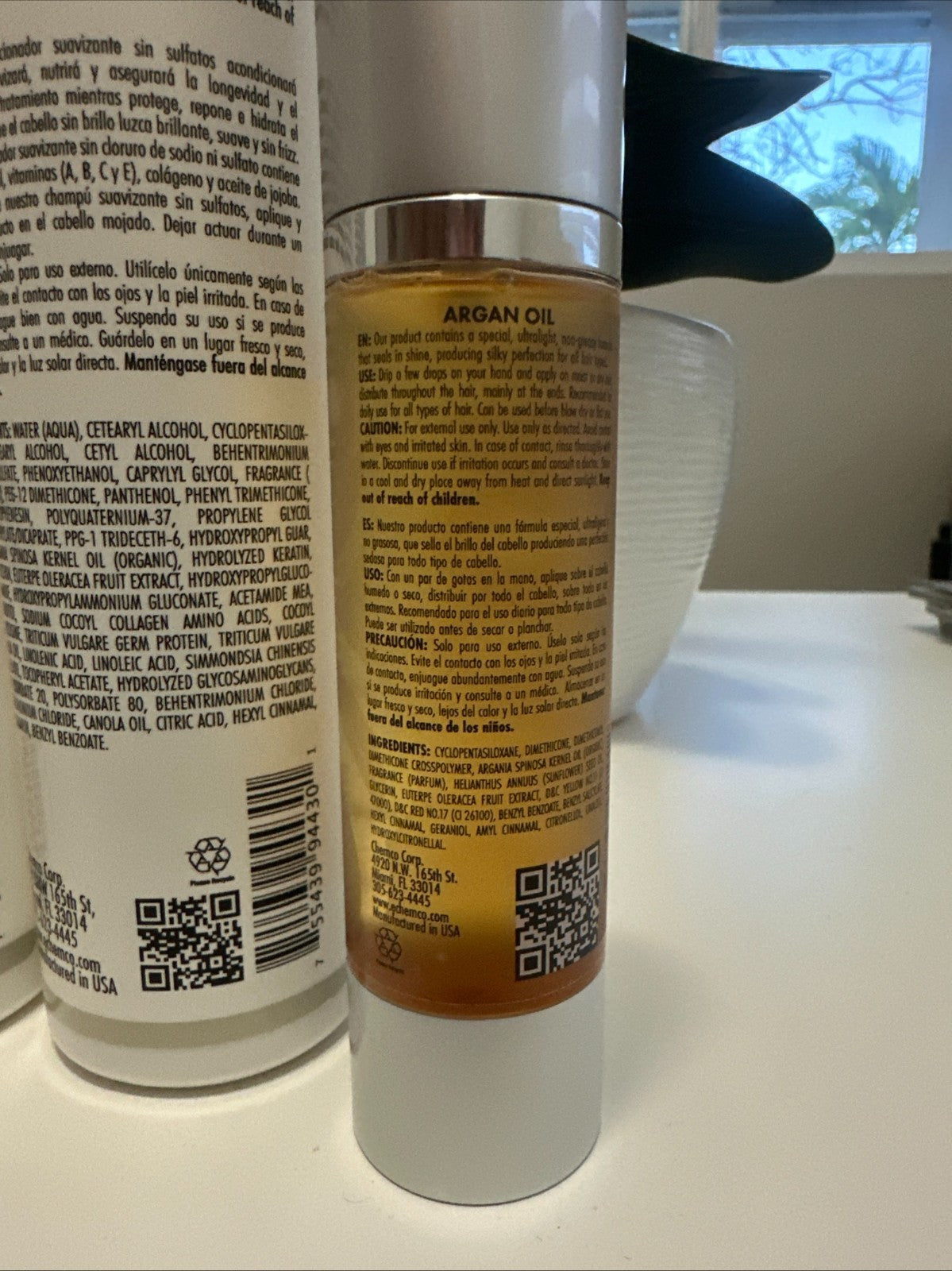 Keratin Hair Treatment Kit with Shampoo, Conditioner & Argan Oil – Salon Quality
