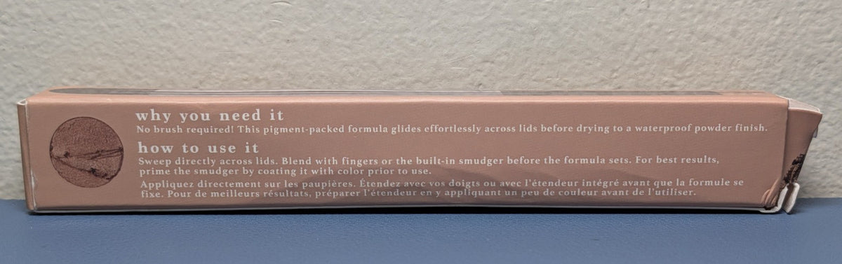 Waterproof Creme-to-Powder Eyeshadow Stick - Bronze Shimmer, 0.04oz