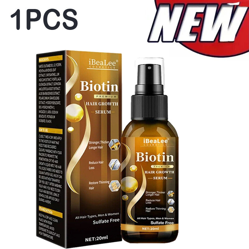 Biotin Hair Growth Serum & Spray for Thicker Hair - All Quantities