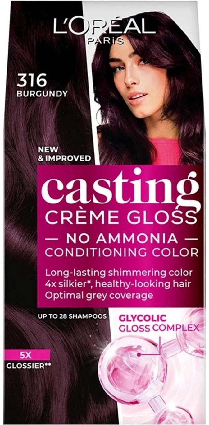 Professional Hair Dye - Dark Intense Red Blonde 6RR-206RR, 2 fl oz