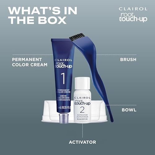Clairol 6R Light Auburn Permanent Root Touch-Up Kit - Gray Coverage 2 Count