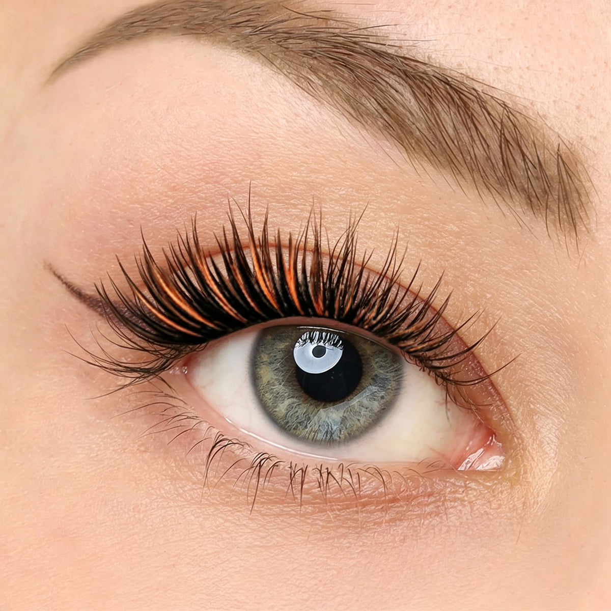 No Glue Magnetic False Eyelashes with Reusable Applicator Waterproof Glam Lashes
