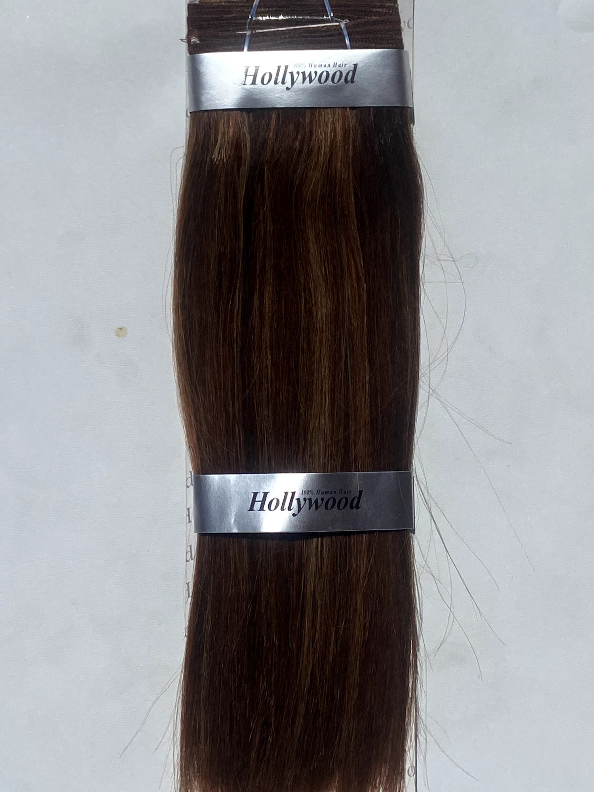 10-Inch Multi-Color Human Hair Weft - Silky Straight Natural Extension