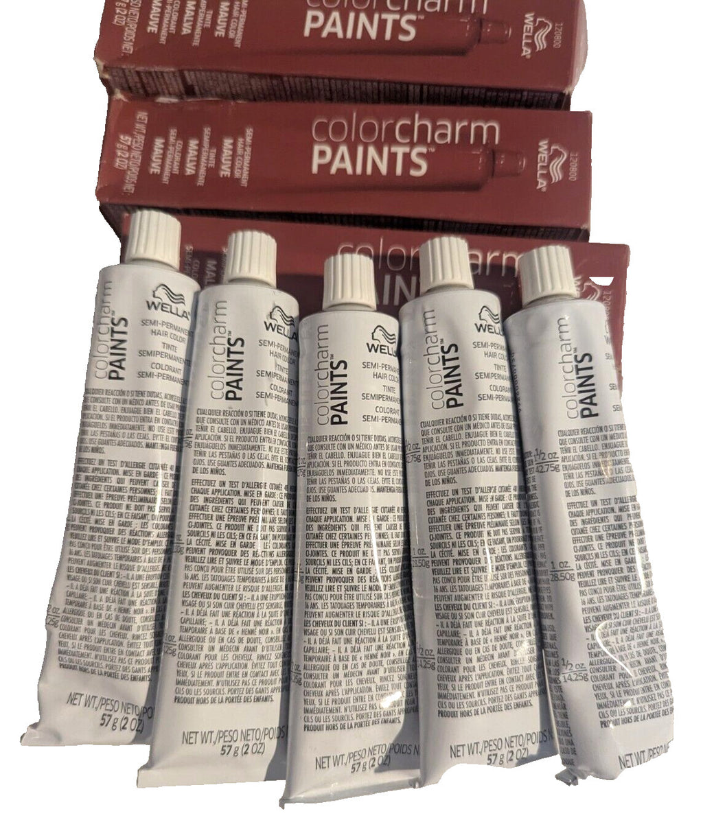 Wella Color Charm Paints Semi-Perm Color - Mauve 5 Tubes