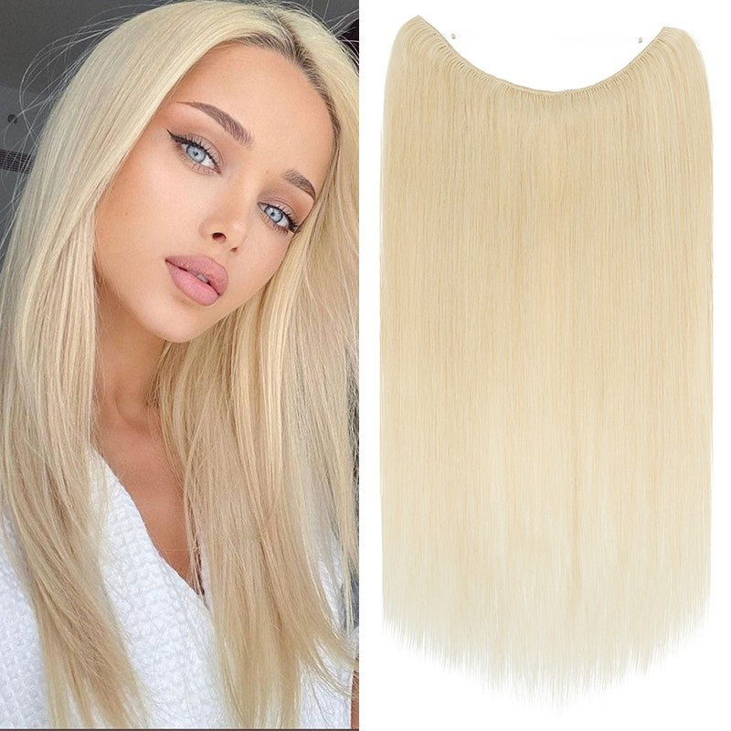 Remy Human Hair Clip-In Extensions with Invisible Wire & Clips - Thick, Natural Look