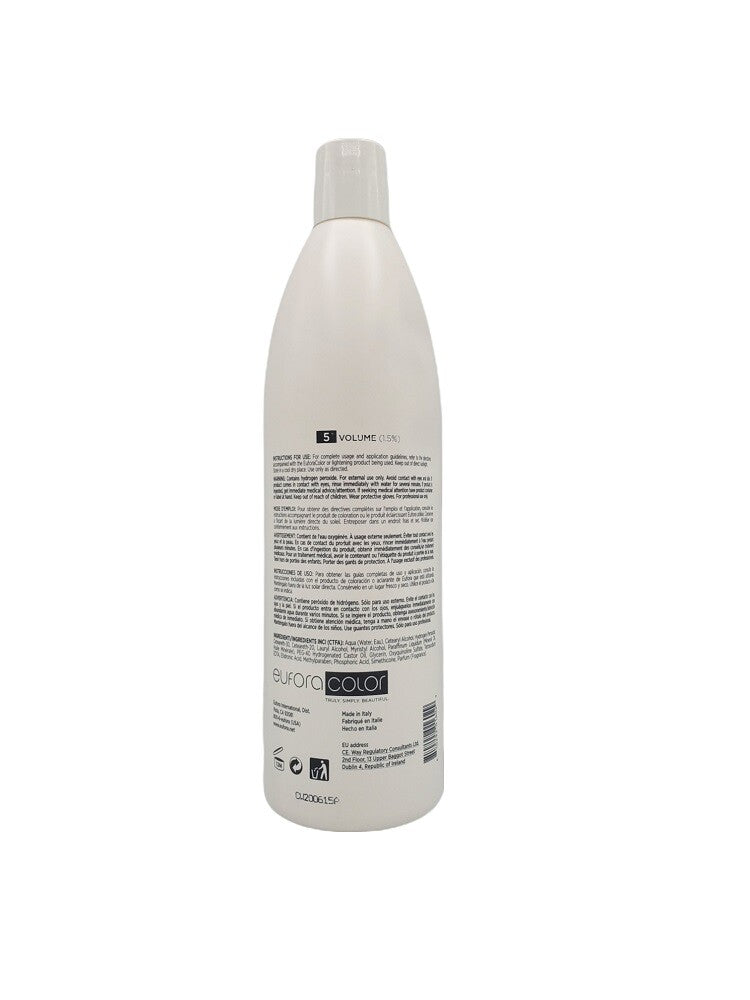 Eufora Color Toning Solution Developer 33.8 oz Hair Color Mixing