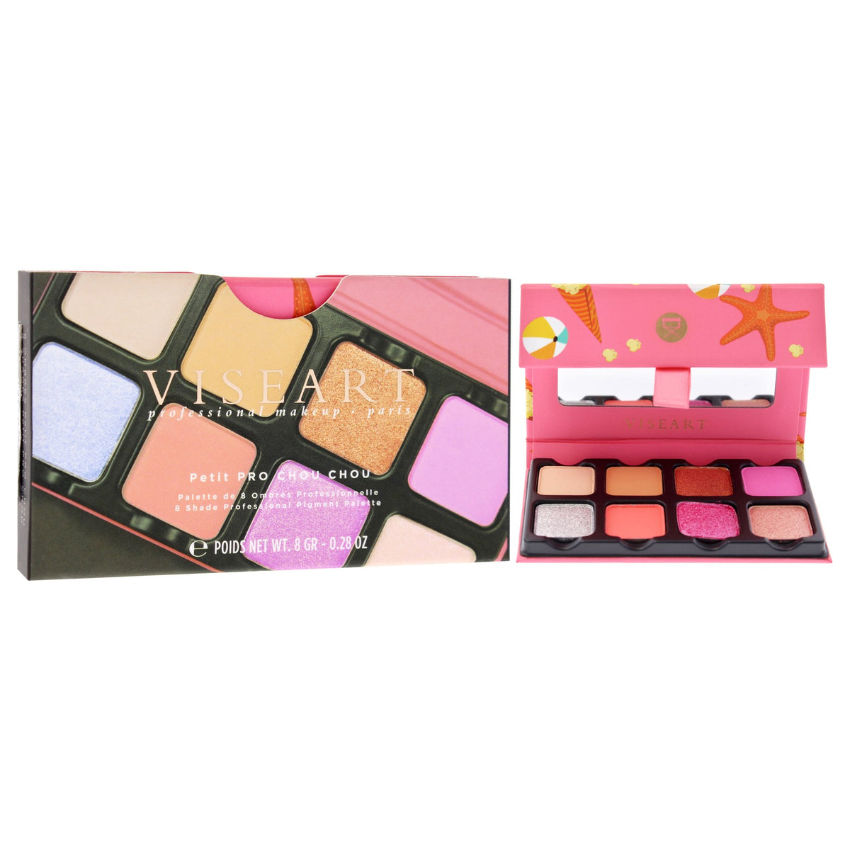 Viseart Petit Pro Eyeshadow Palette - Chou Chou (0.28 oz)