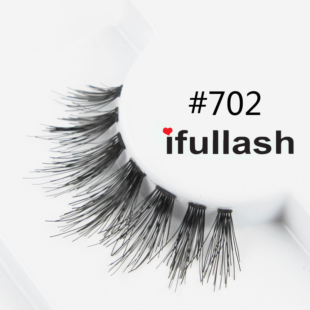 False Eyelashes 100% Human Hair Natural Look - Multiple Pairs