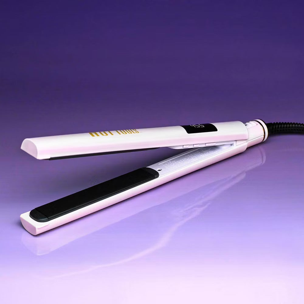 Hair Straightener with LED Display 1 Inch Flat Iron for All Hair Types