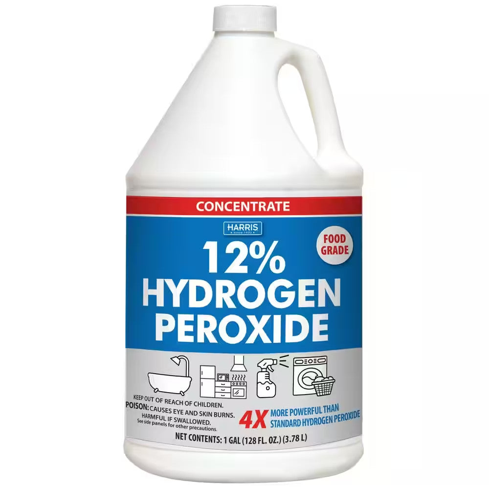 128 Oz Hydrogen Peroxide All Purpose Cleaner - Food Grade Disinfectant