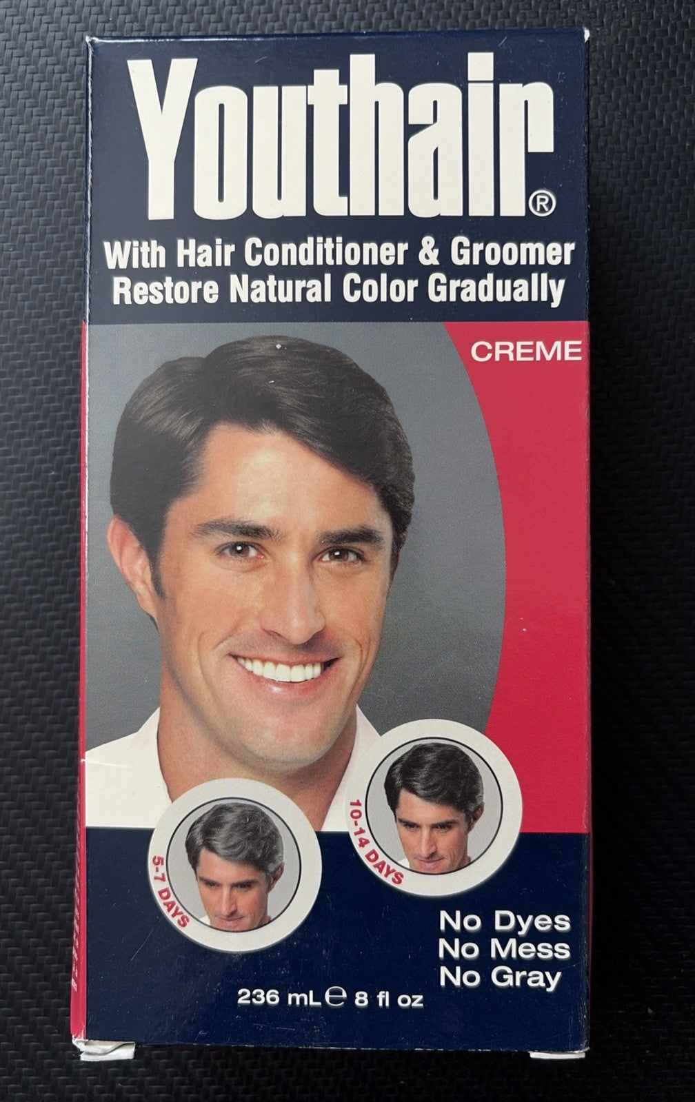Youthair No More Gray Hair Cream for Men 8 oz Hair Color Treatment