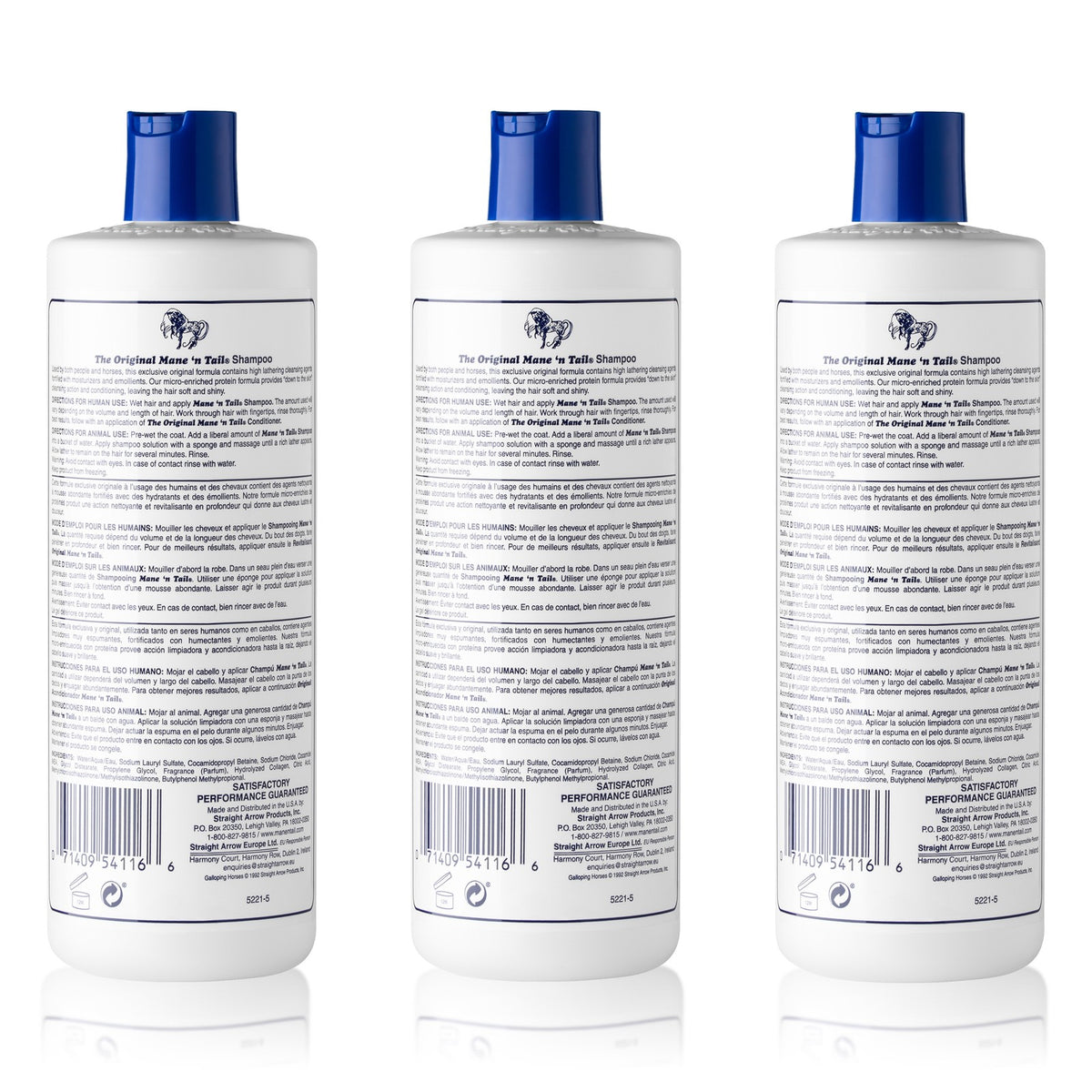 Original Hair Shampoo for Shiny Manageable Hair 16 fl oz 3-Pack